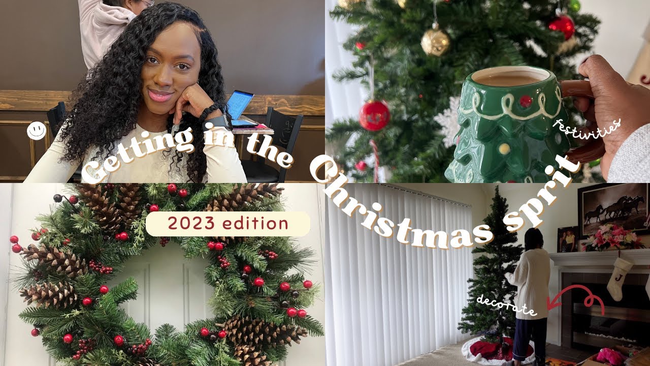 ULTIMATE CHRISTMAS VLOG! decorating my apartment, setting up my tree, & getting in the spirit!!!