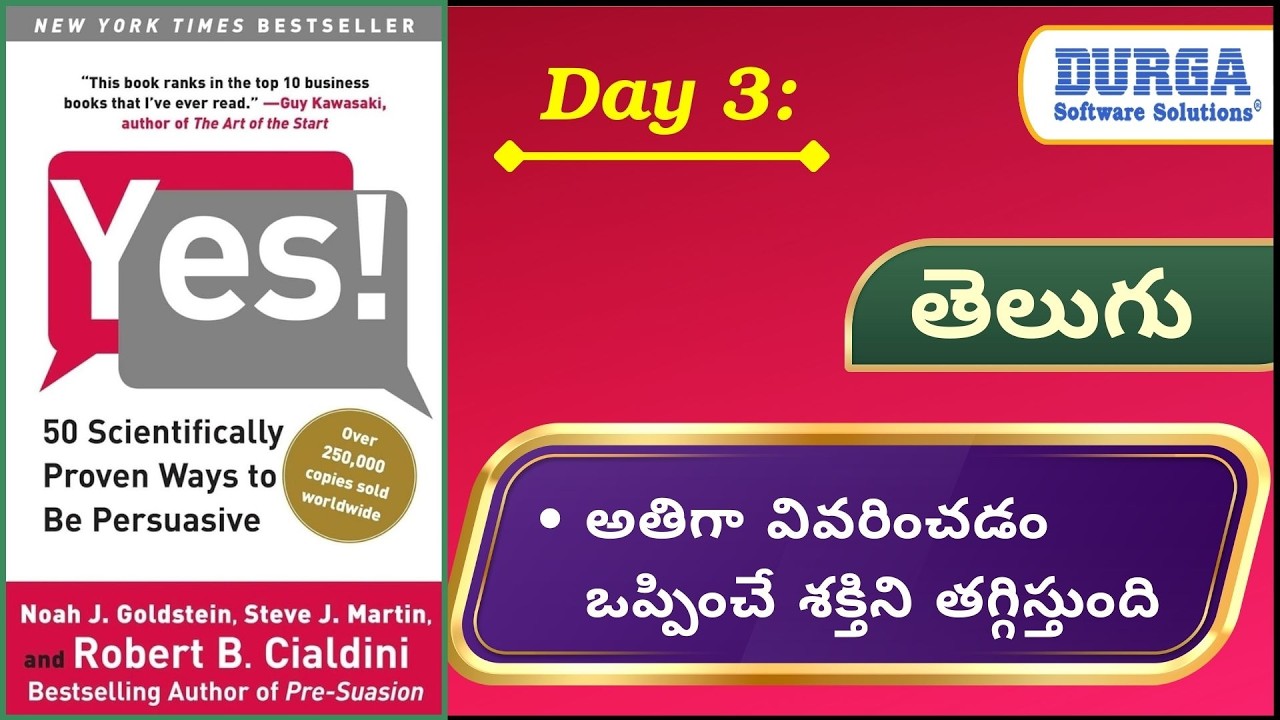 LAW 3 అతిగా వివరించడం ఒప్పించే శక్తిని తగ్గిస్తుంది