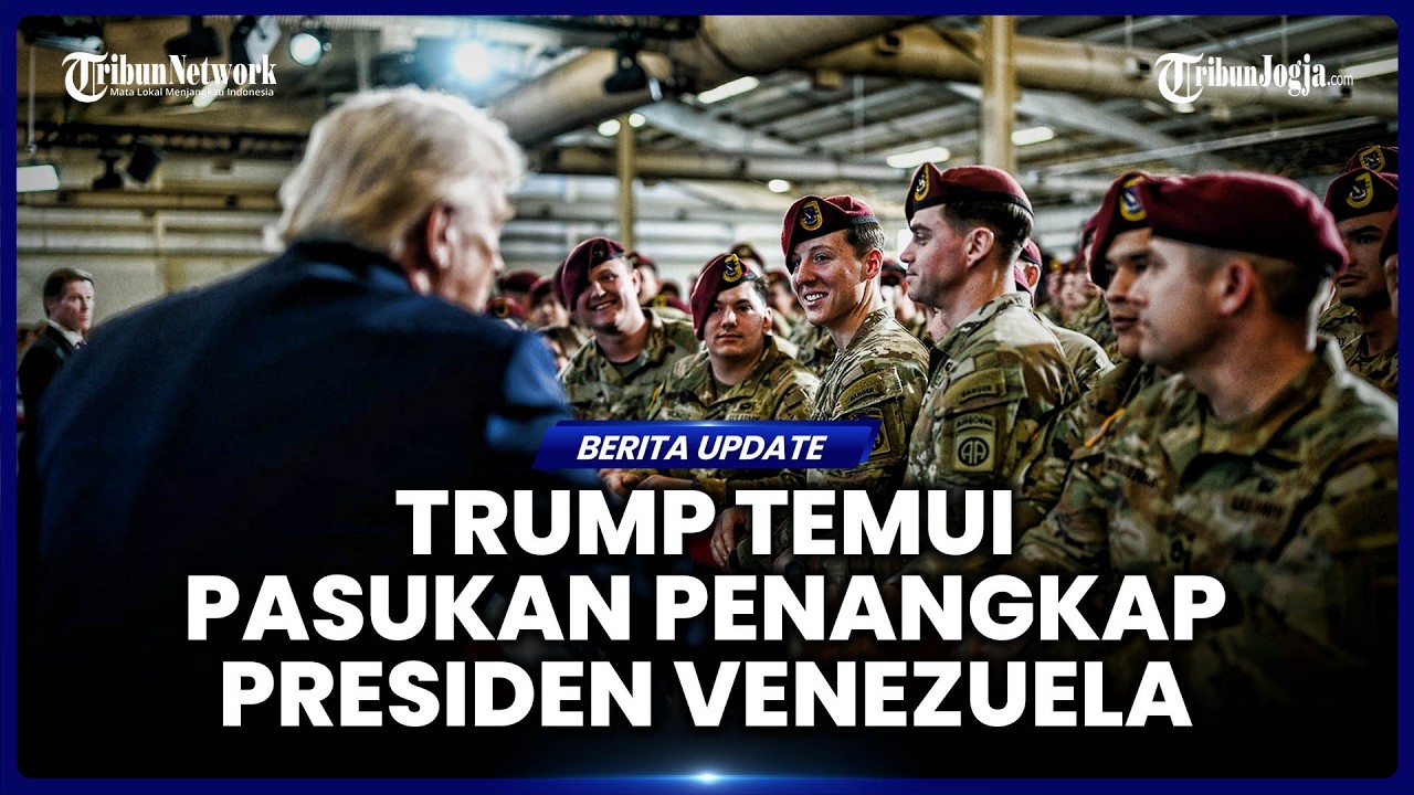TRUMP BERTEMU PASUKAN PENANGKAP MADURO, RAYAKAN KESUKSESAN OPERASI ABSOLUTE RESOLVE