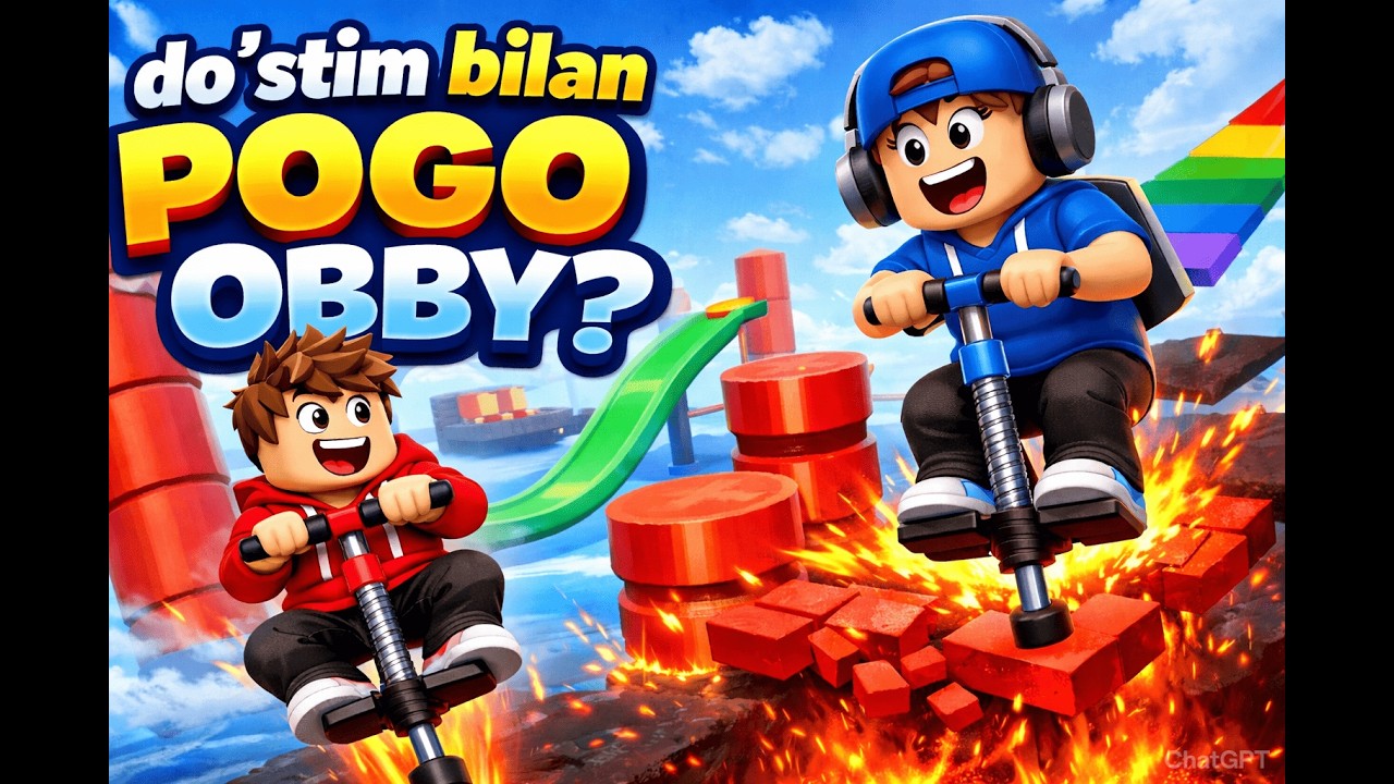 Do'stim bilan POGO OBBY!?