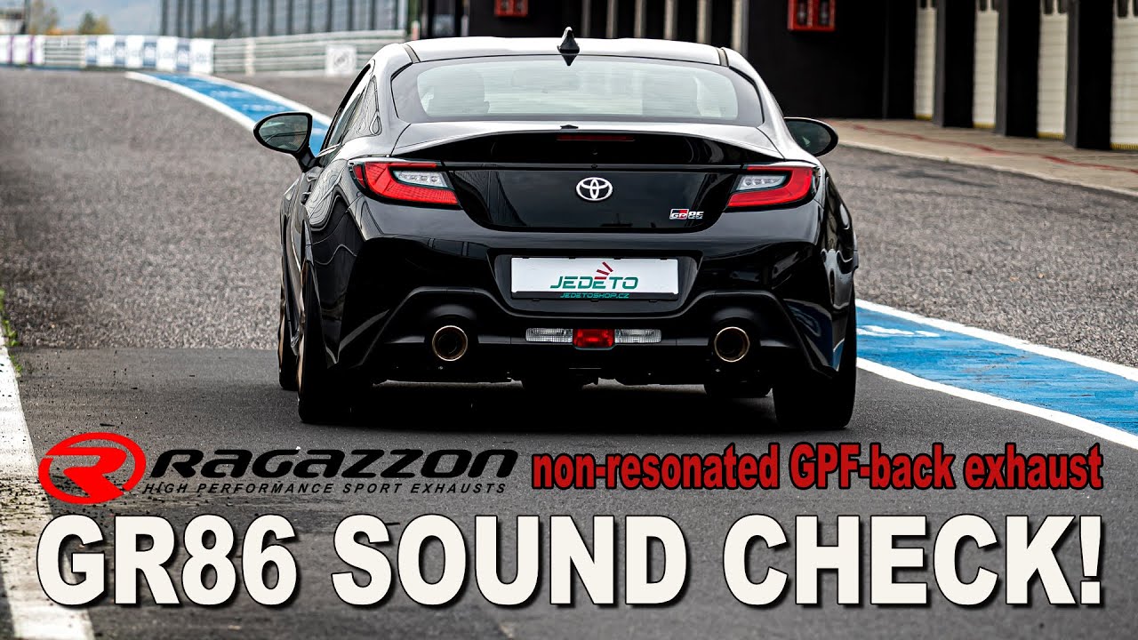 Ragazzon non-resonated GFP-back exhaust - Toyota GR86  | SOUND CHECK