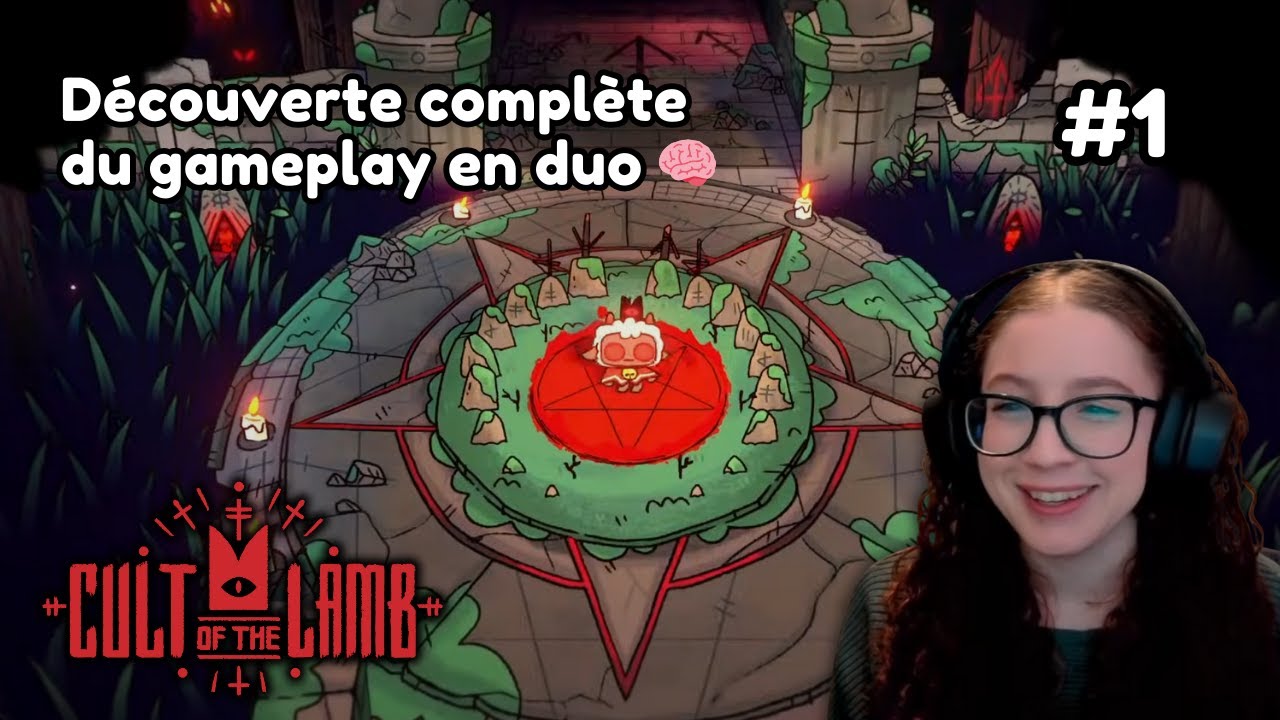 Découverte complète du gameplay en duo 🧠 | Cult of the Lamb FR #1