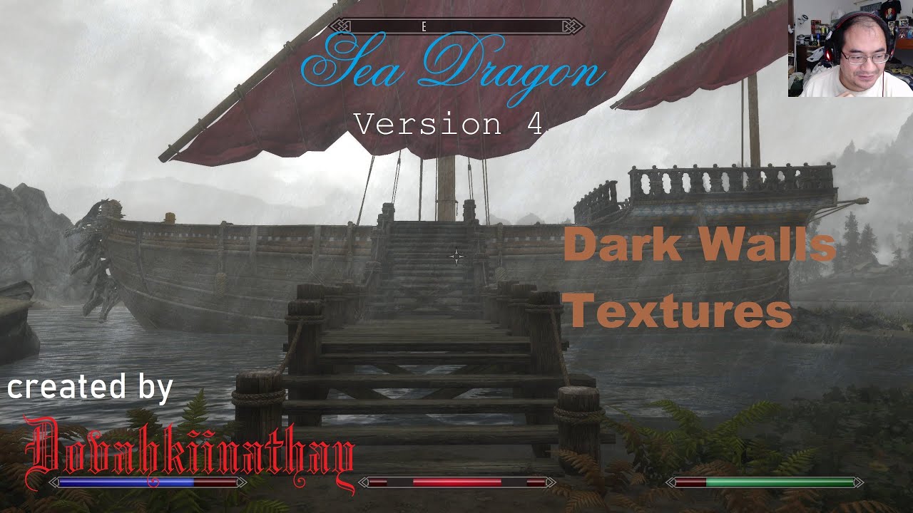 Sea Dragon Version 4 | Dark Walls Edition by Dovahkiinathay | Skyrim AE