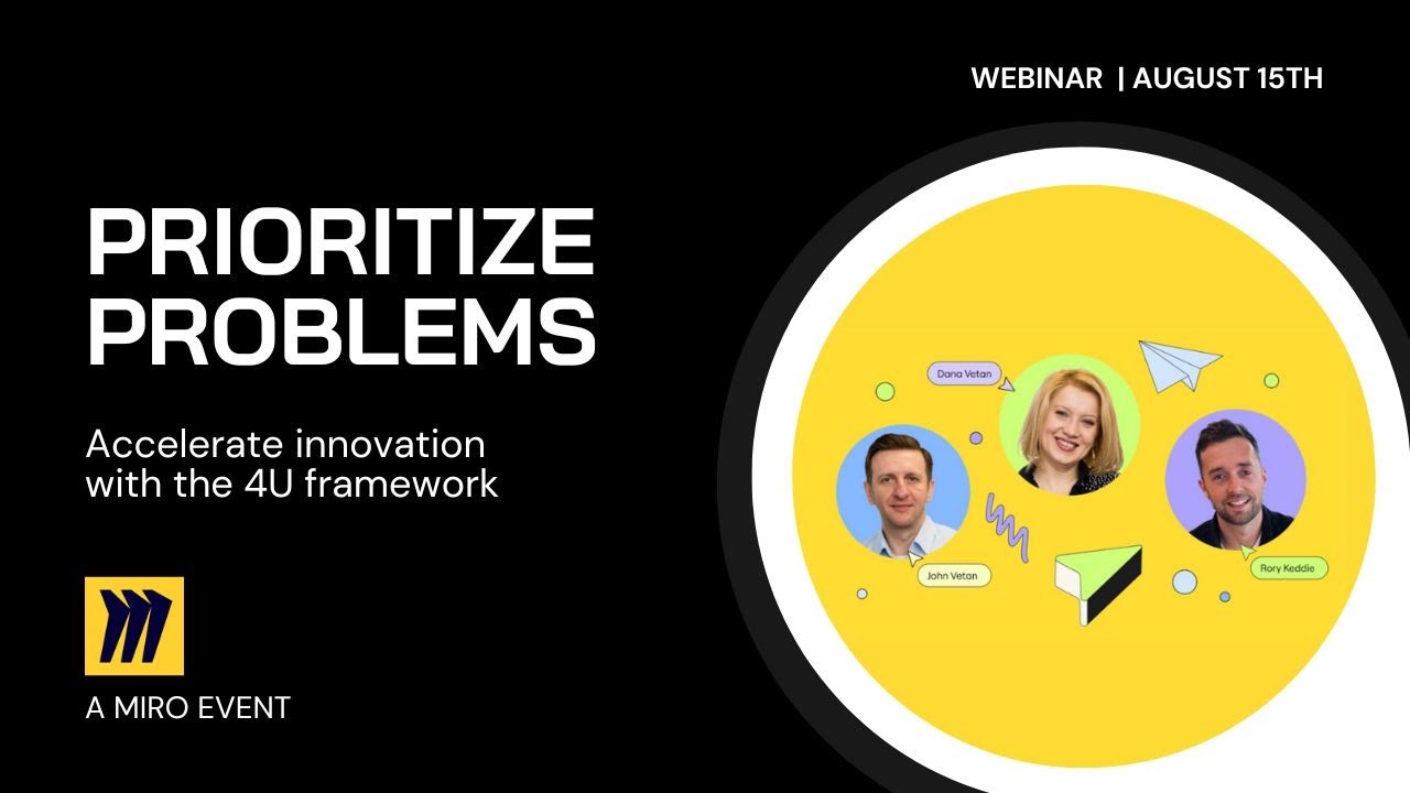 Prioritize Problems with the 4U Framework (Unworkable, Unavoidable, Urgent, Underserved)
