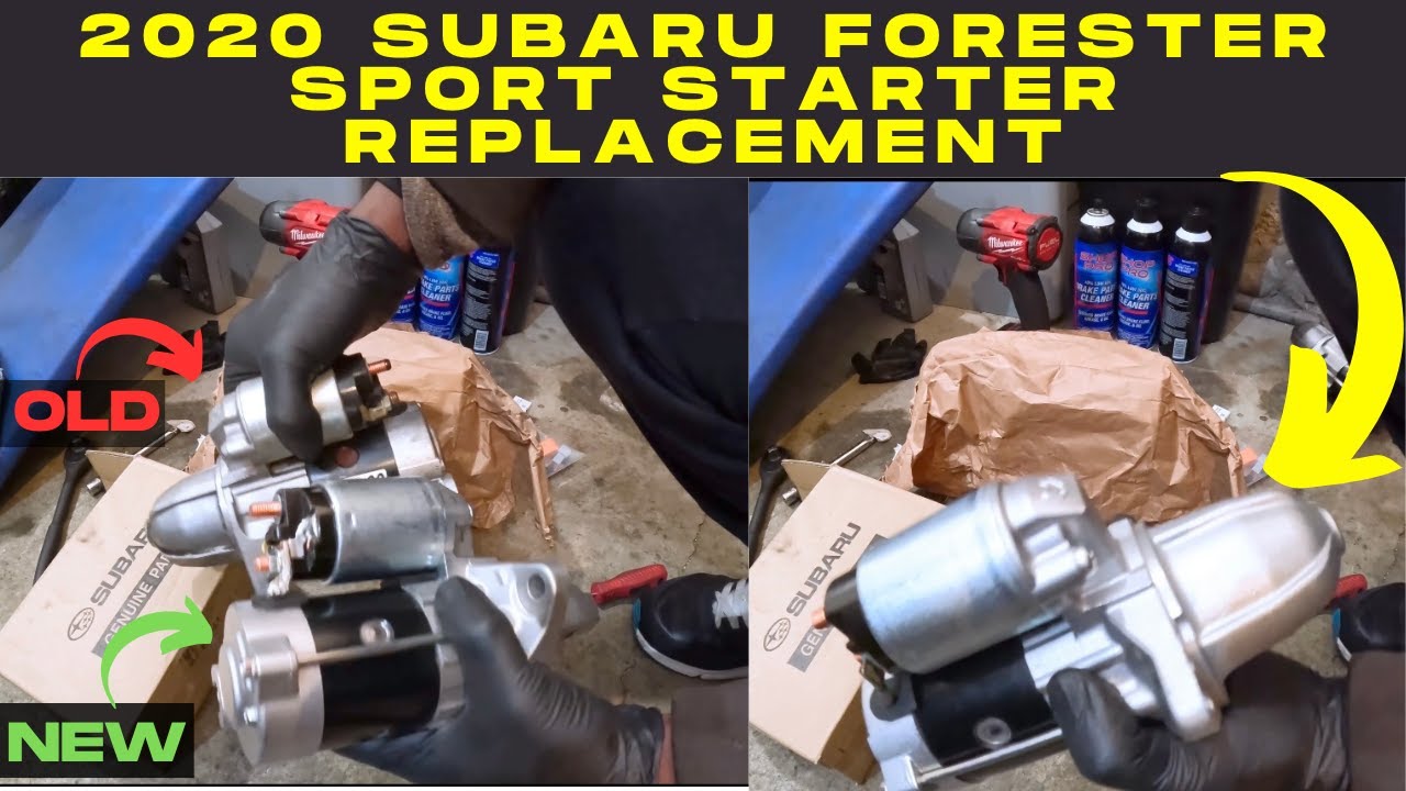 How to replace your Started in your 2020 Subaru Forester Sport