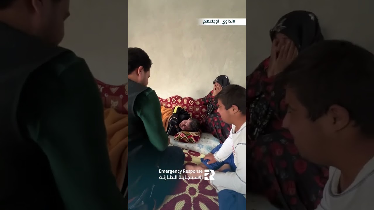فريق الاستجابة الطارئة.  عماد الذي اتت اتصالات كثيرة  لاجله فرحته بتسوى الدنيا #لله_نمضي #الحمدلله