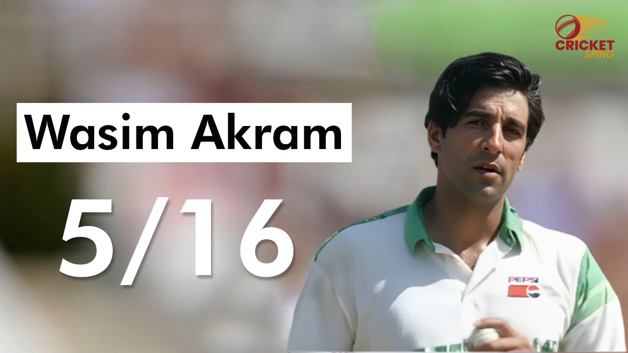 Wasim Akram’s Devastating Spell  5 /16 vs South Africa | 1993 | Total International Series 🔥