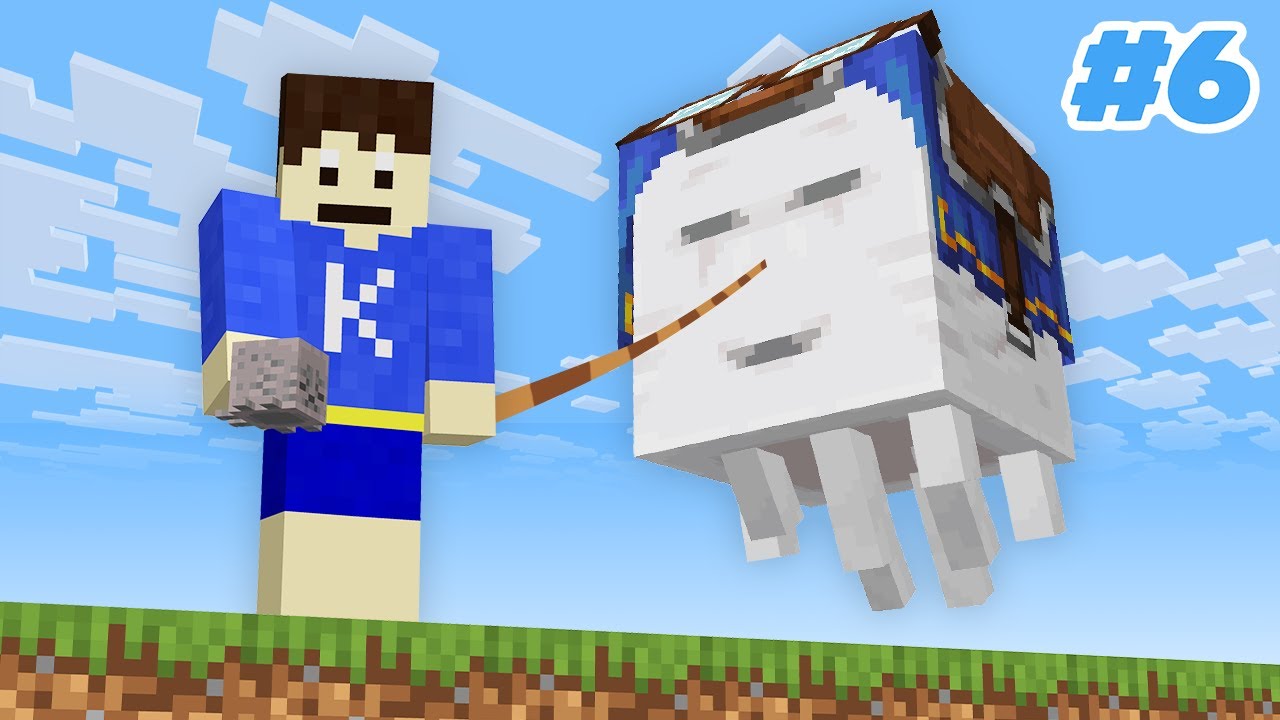【マイクラ】ハッピーガストに乗ろうとしたら悲劇が起きました。Part6【はじめての地上生活】