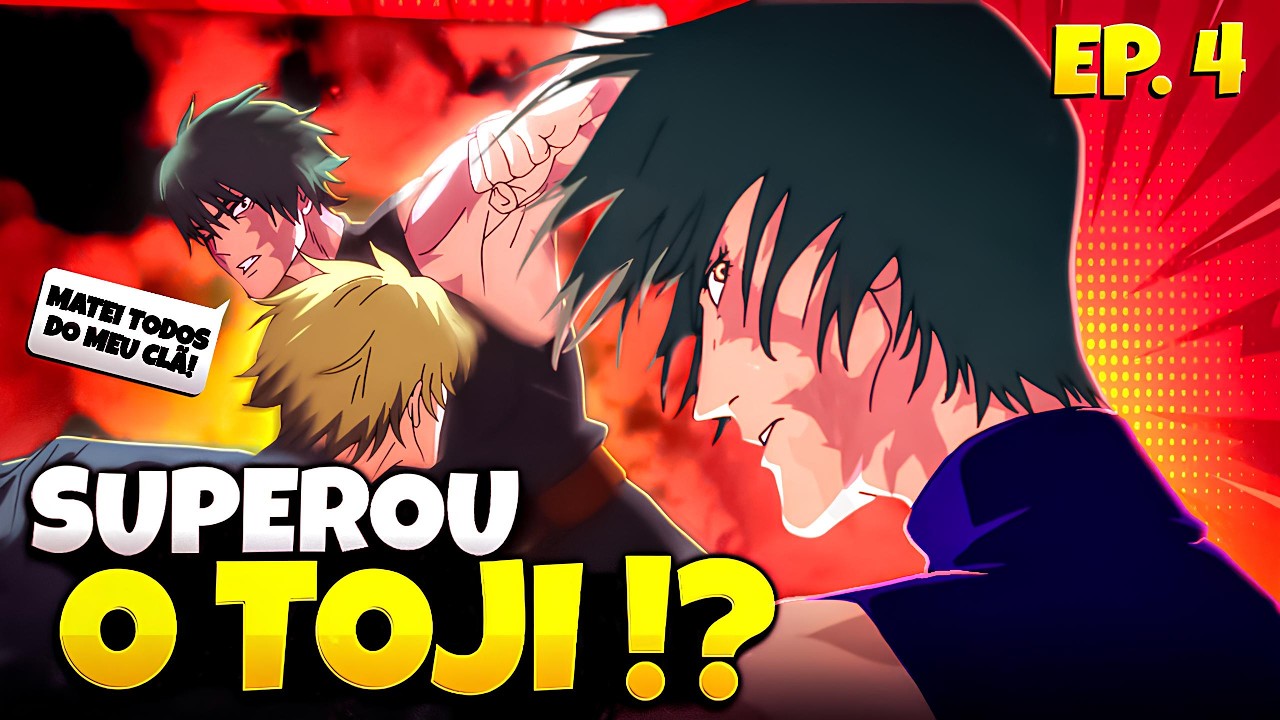 ÉPICO!! MAKI VS CLÃ ZENIN:  A MAIOR HUMILHAÇÃO DOS ANIMES! - JUJUTSU KAISEN 3 - EP. 4