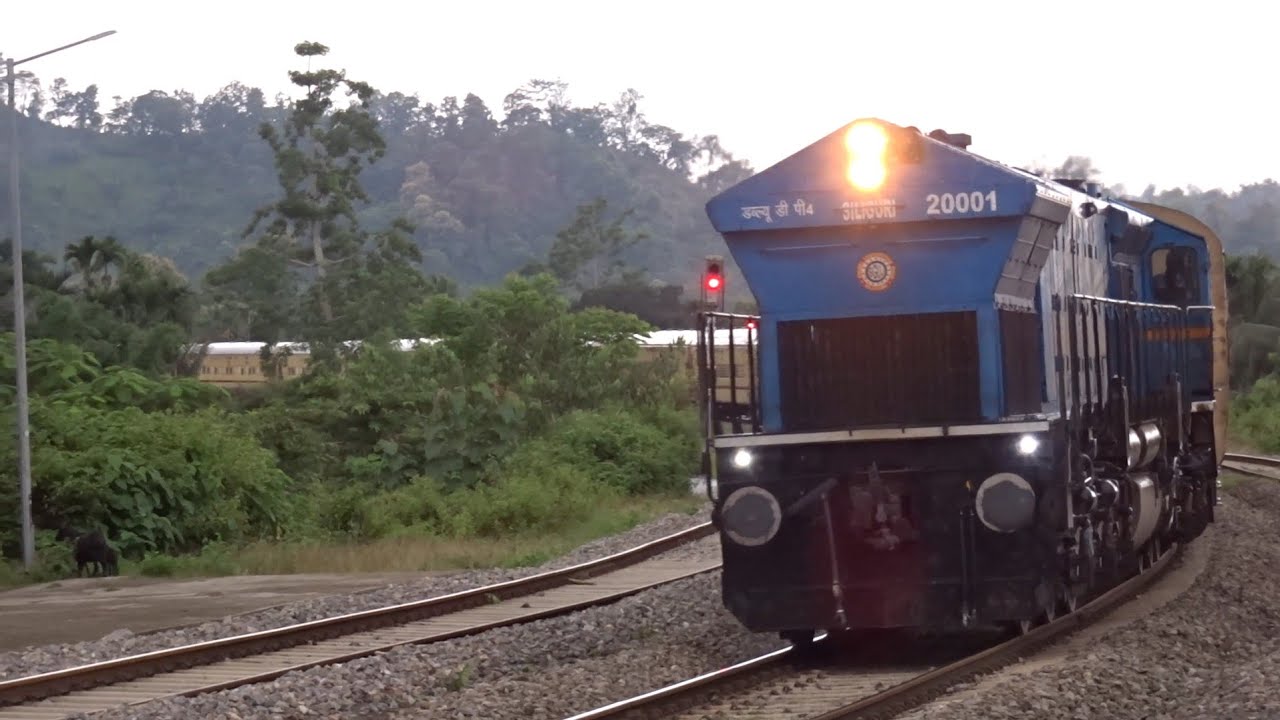 01665 Agartala-Rani Kamalapati Festival Special hauled by SGUJ WDP4 20001