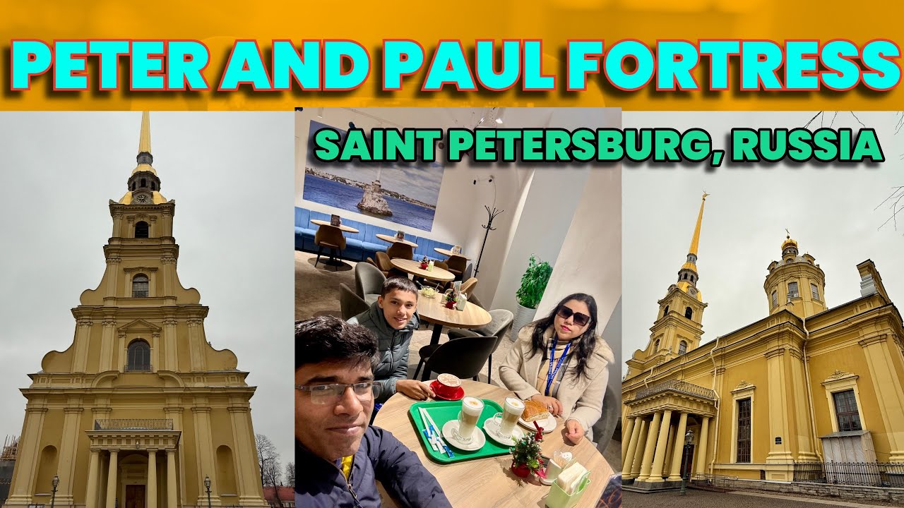 Historic Peter And Paul Fortress  And Tasty Treats at Кафе Петровское | Saint Petersburg | Russia 