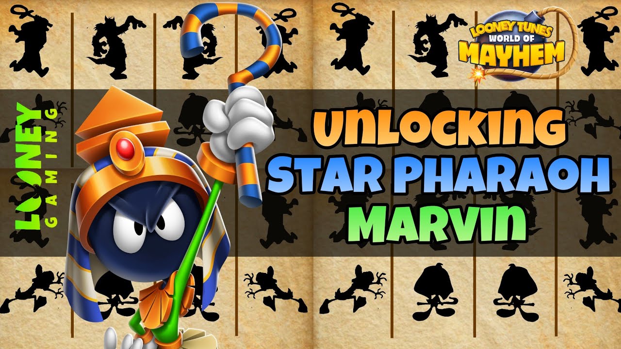 Star Pharaoh Marvin Unlocked, War & Insane Lab - Looney Tunes World of Mayhem