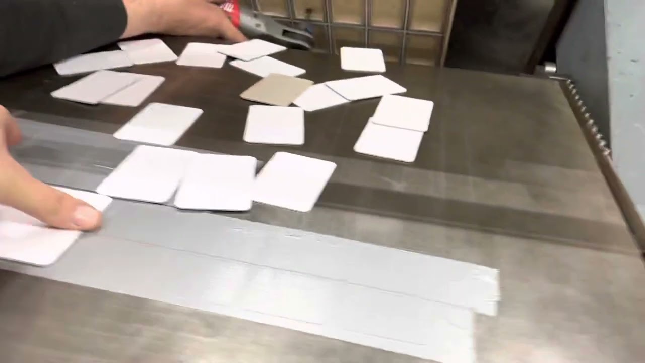 Kerma 92 &times; 64 die cutter with pneumatic