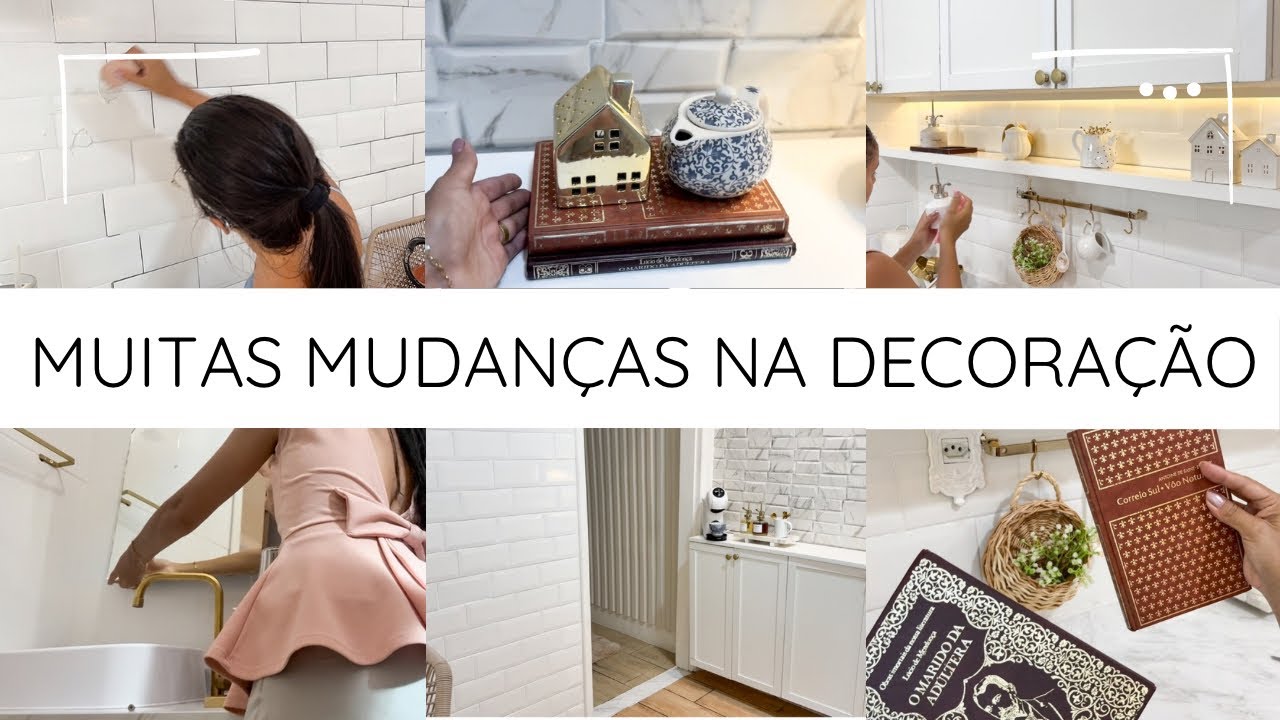 A COZINHA QUASE FINALIZADA | DECOR CLEAN E ACONCHEGANTE | MUITAS MUDANÇAS 