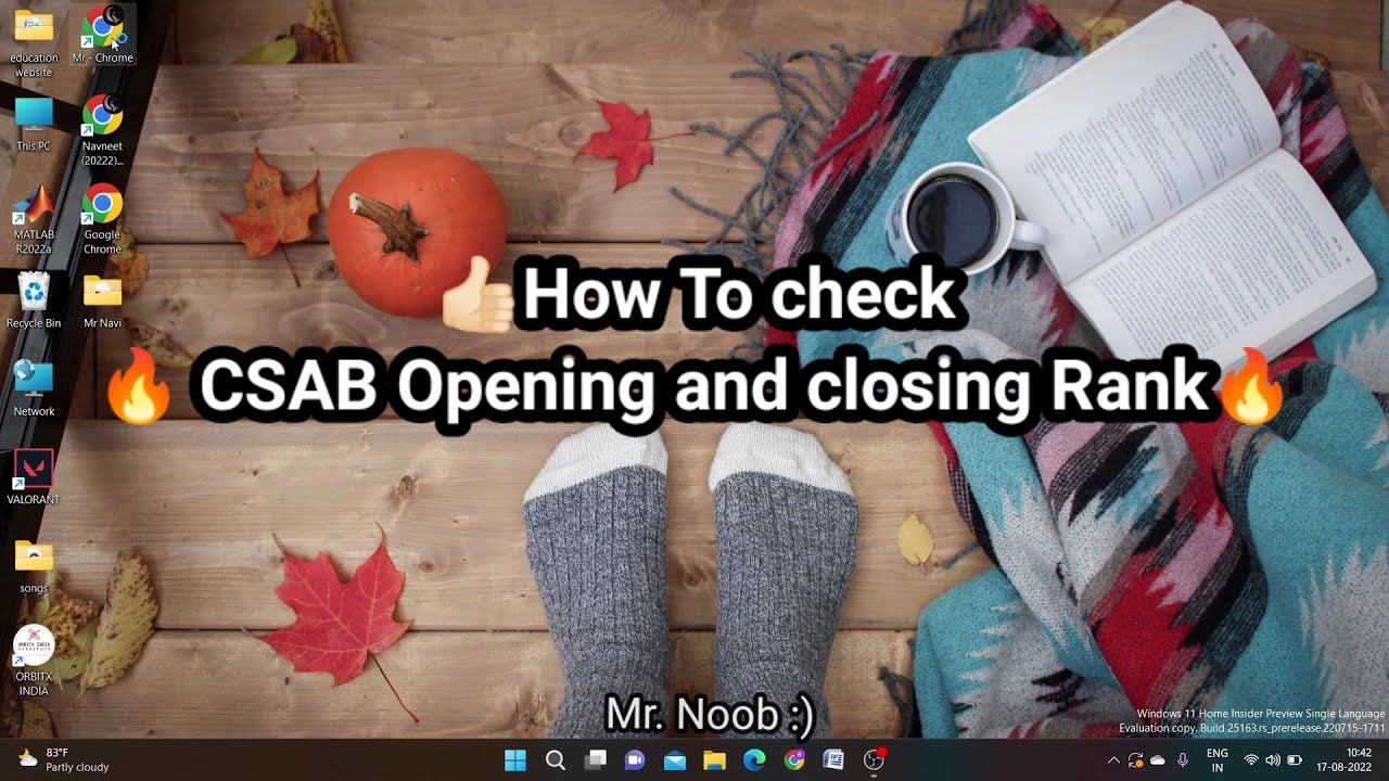 🫣How to check CSAB 🔥opening and closing 🔥Rank 🔥| Mr. NOOB |