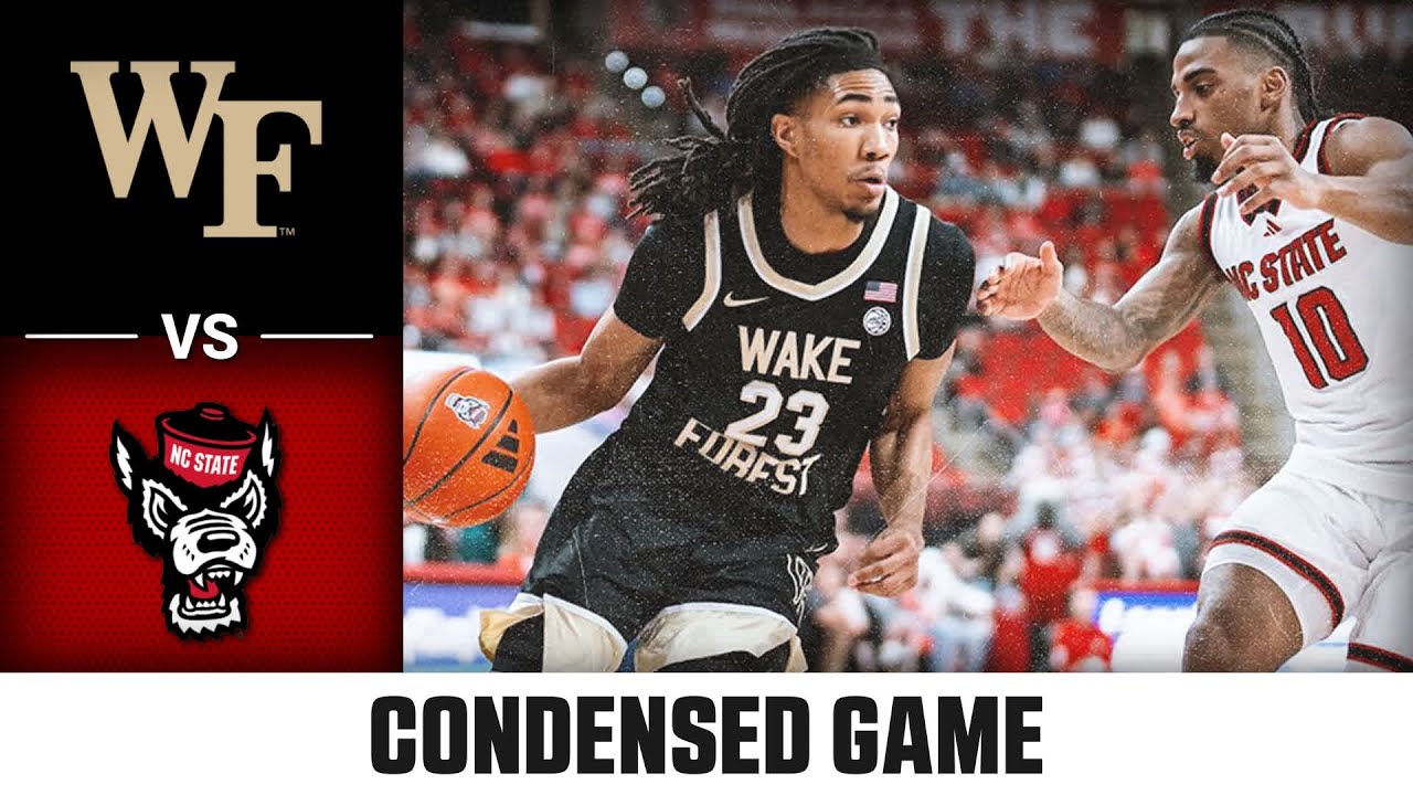 Wake Forest vs. NC State Condensed Game | 2024-25 ACC Men's Basketball