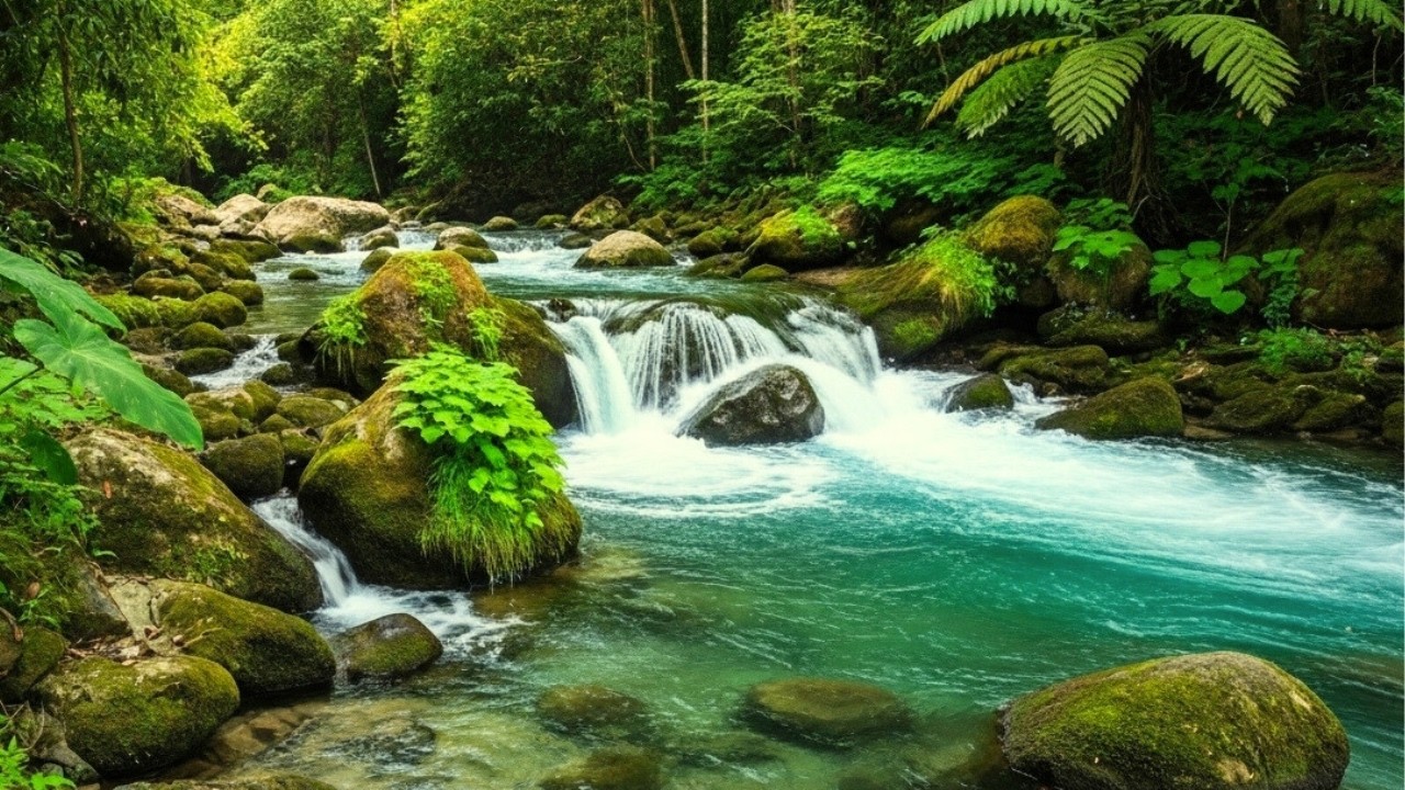 Fall Asleep in 5 Minutes 🌙 Relaxing River Sounds for Deep Sleep