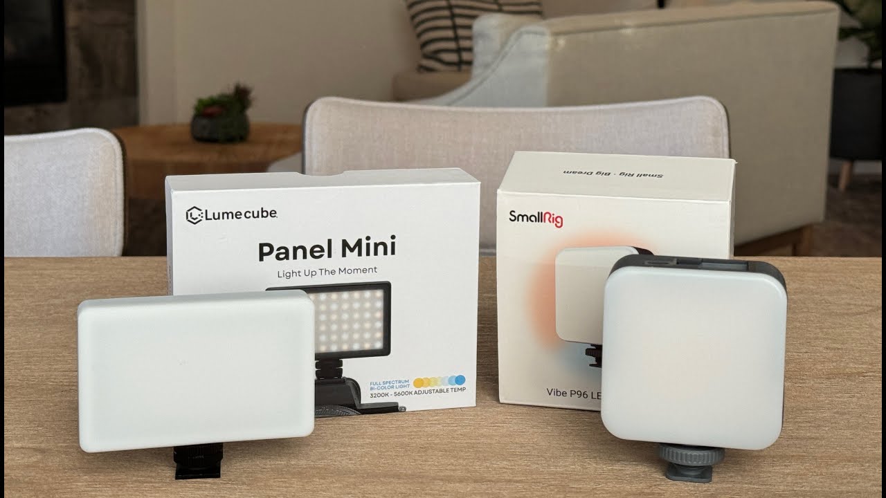 Lumecube vs SmallRig... which light is better? --- Lume Cube Light + SmallRig P96 LED Video Light