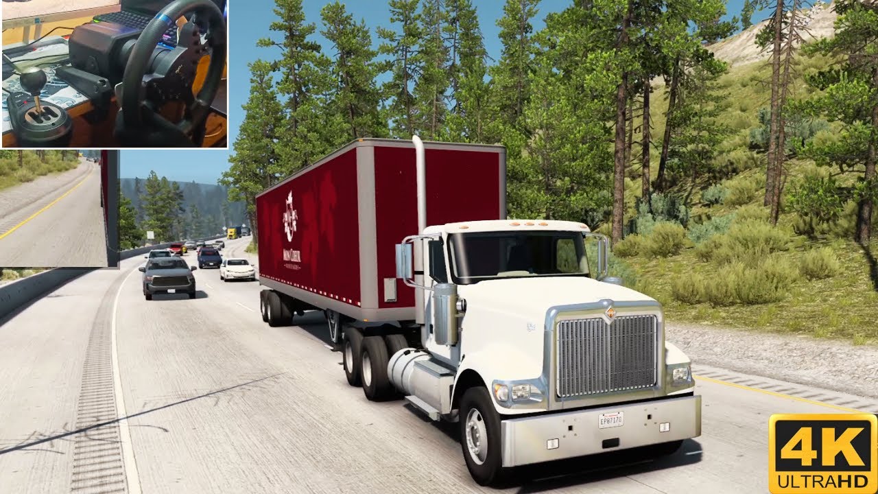 Transporting Food Items to Mon Coeur Company | Morning Heavy Task | Steering Wheel Gameplay ATS 2