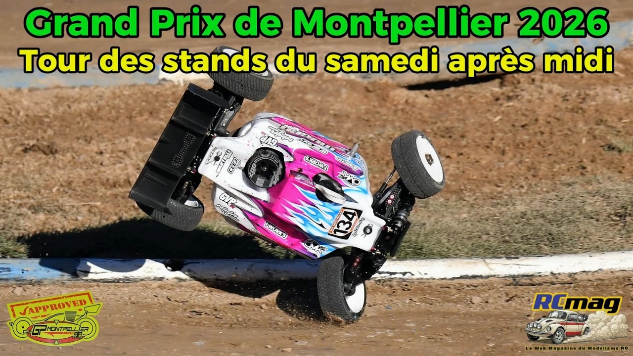 Grand Prix de Montpellier TT 1/8 nitro 2026 - Tour des stands du samedi après midi