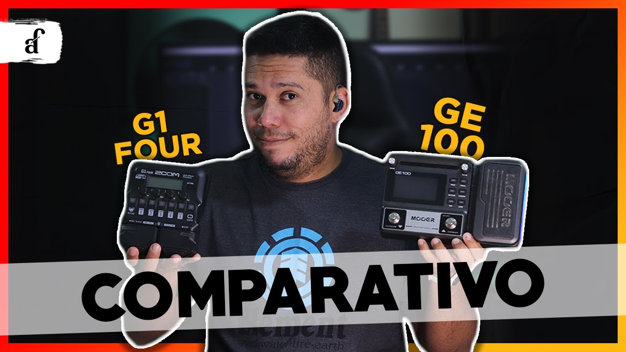 Zoomg1Four x MooerGe100 // Teste Comparativo