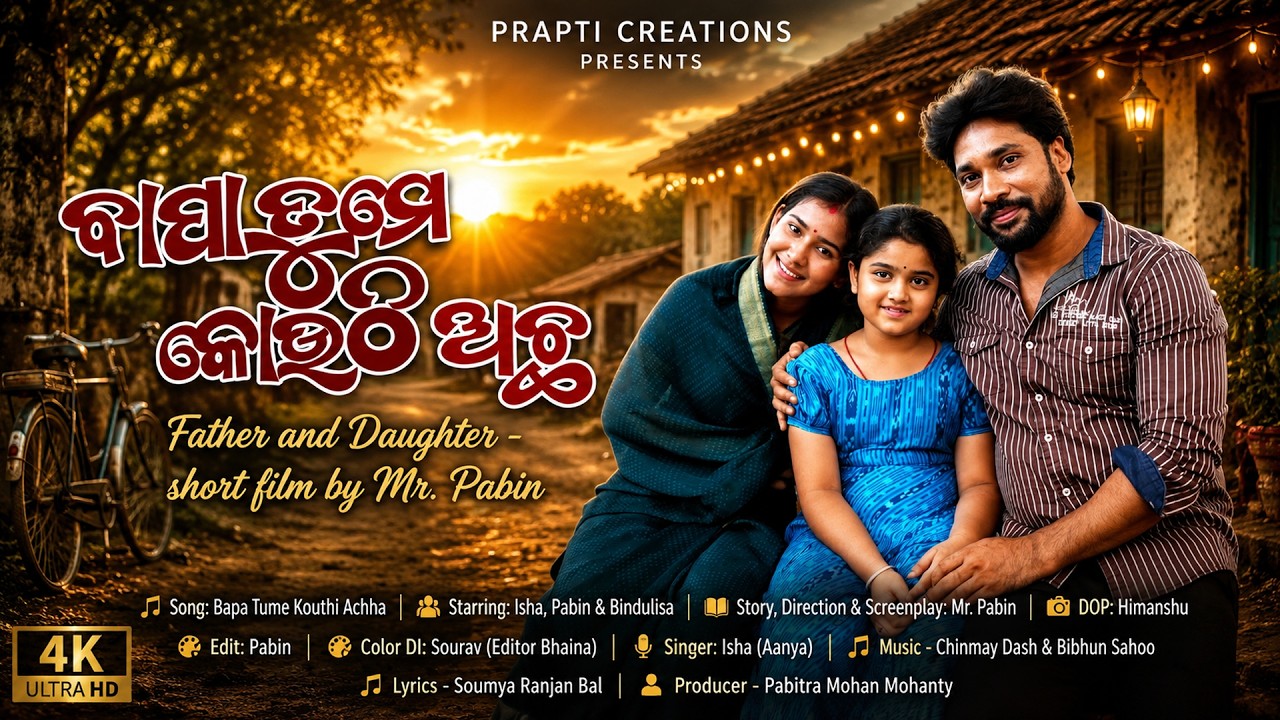 Bapa Tume Kouthi Achha | Official Full Video | Isha | Pabin | Bindulisa | Odia Sad Video