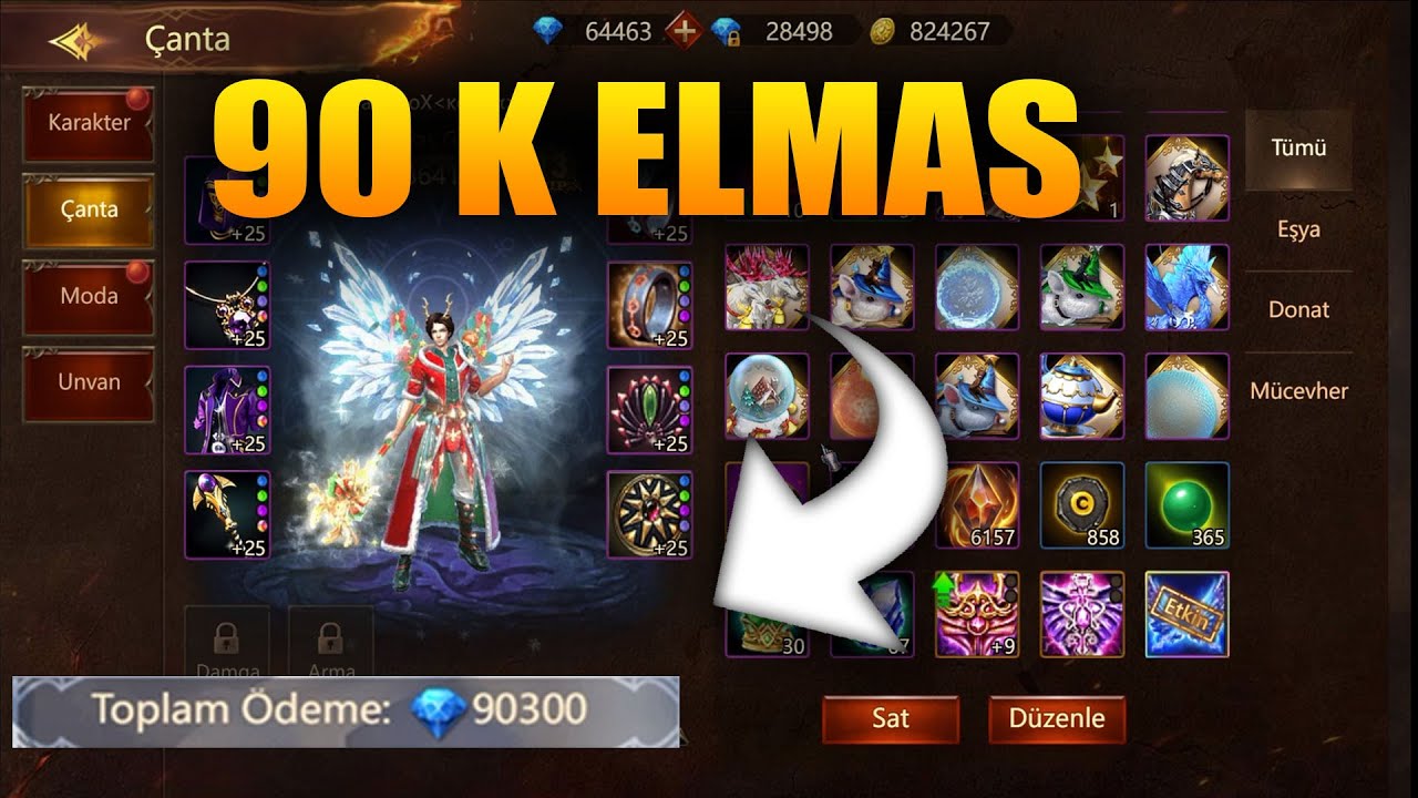 90.000 Elmas Yükleme -39 Level  Wartune Ultra