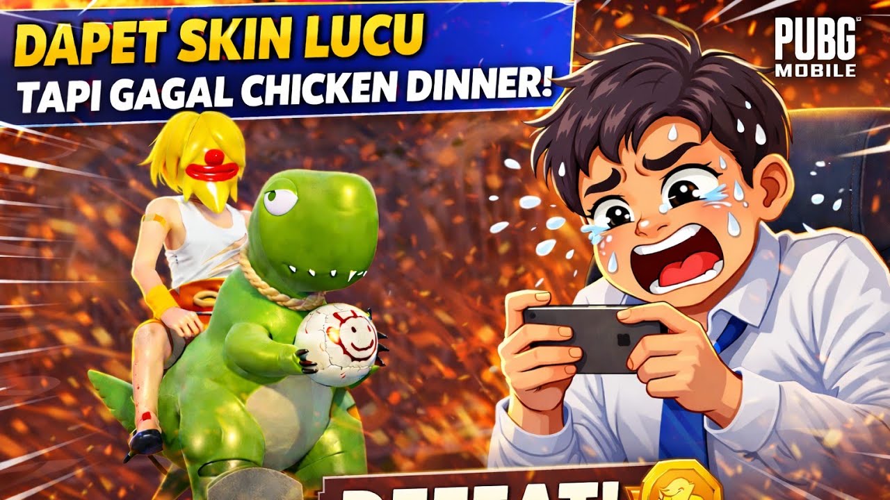Mabar PUBG Mobile Lagi Pas Jam Istirahat Kantor, Gagal Chicken Dinner!