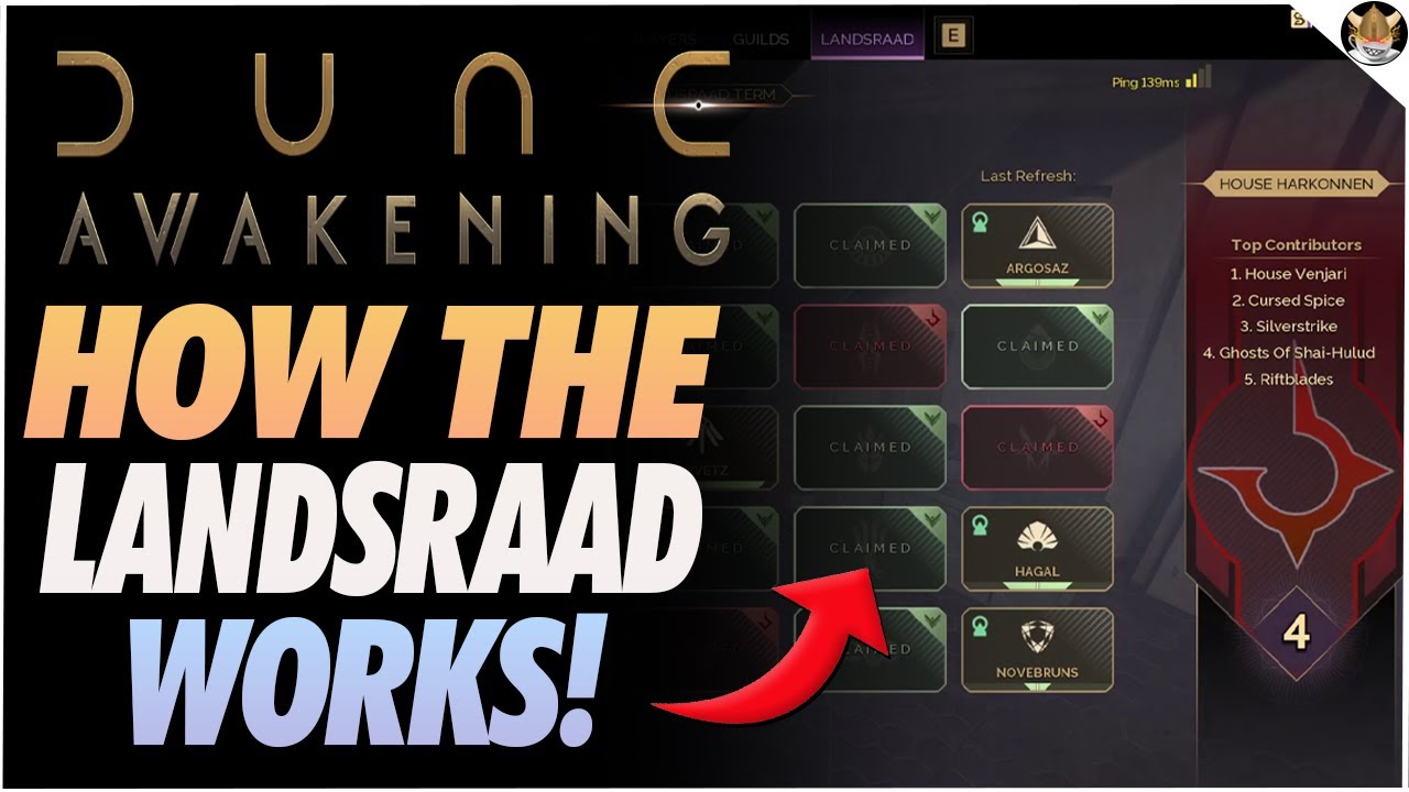 Dune Awakening How to Do the Landsrad and claim rewards as a solo player! ~LANDSRAD REWARDS GUIDE~