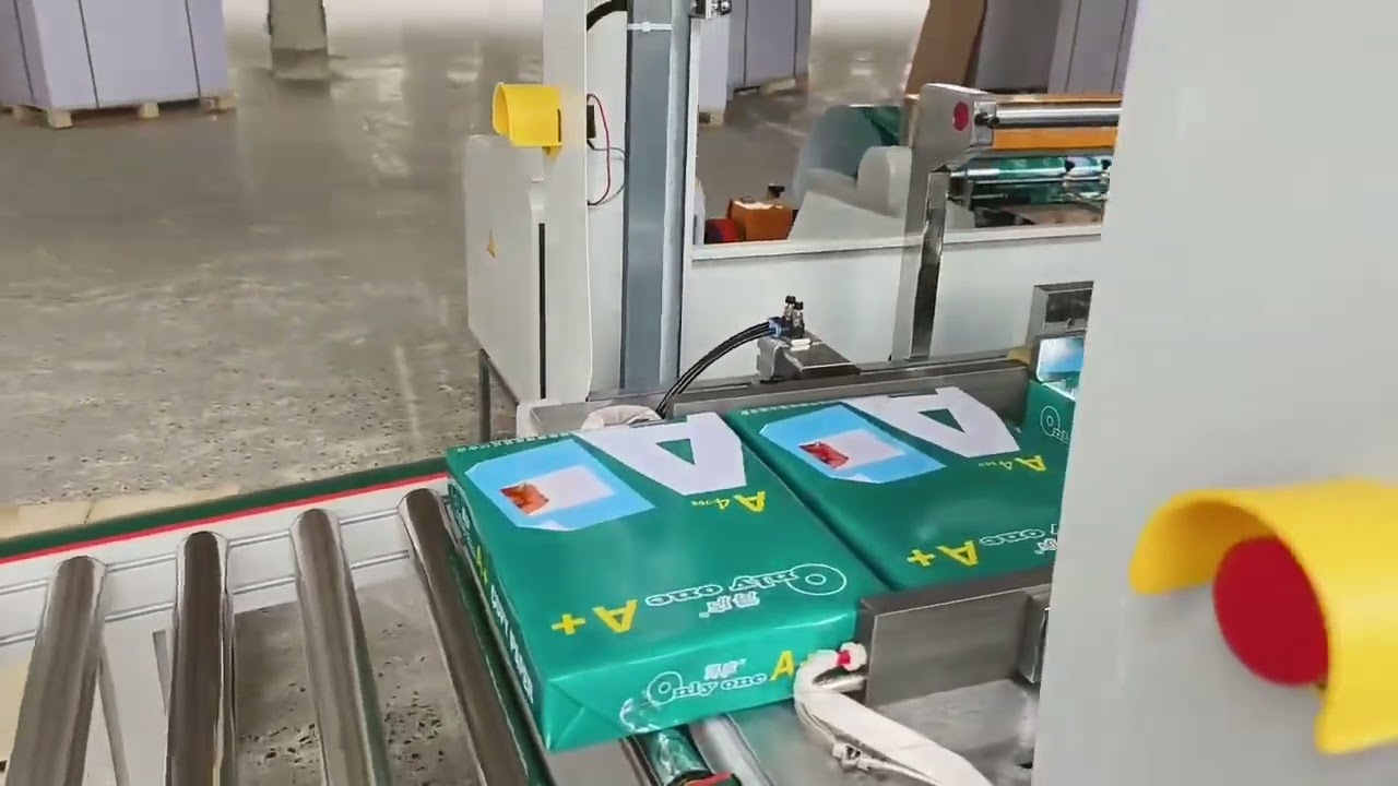 automatic A4 copy paper ream wrapping machine