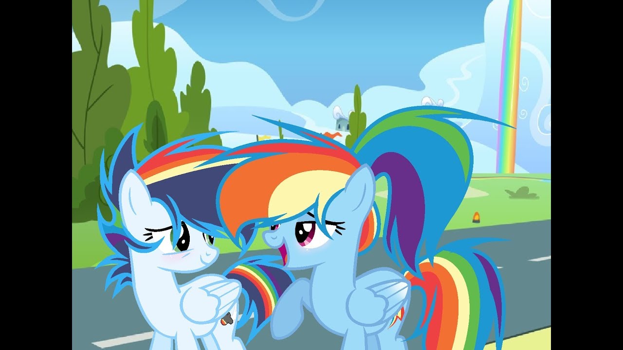 mlp base speedpaint aw come on mom rainbow dash and lighnin blizt