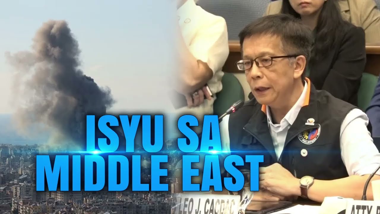 Epekto ng sigalot sa middle east sa mga OFW at enerhiya, tinalakay sa senado | GNN
