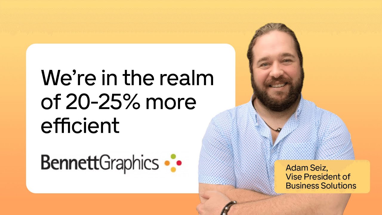 Bennett Graphics is 25% more productive with GelatoConnect