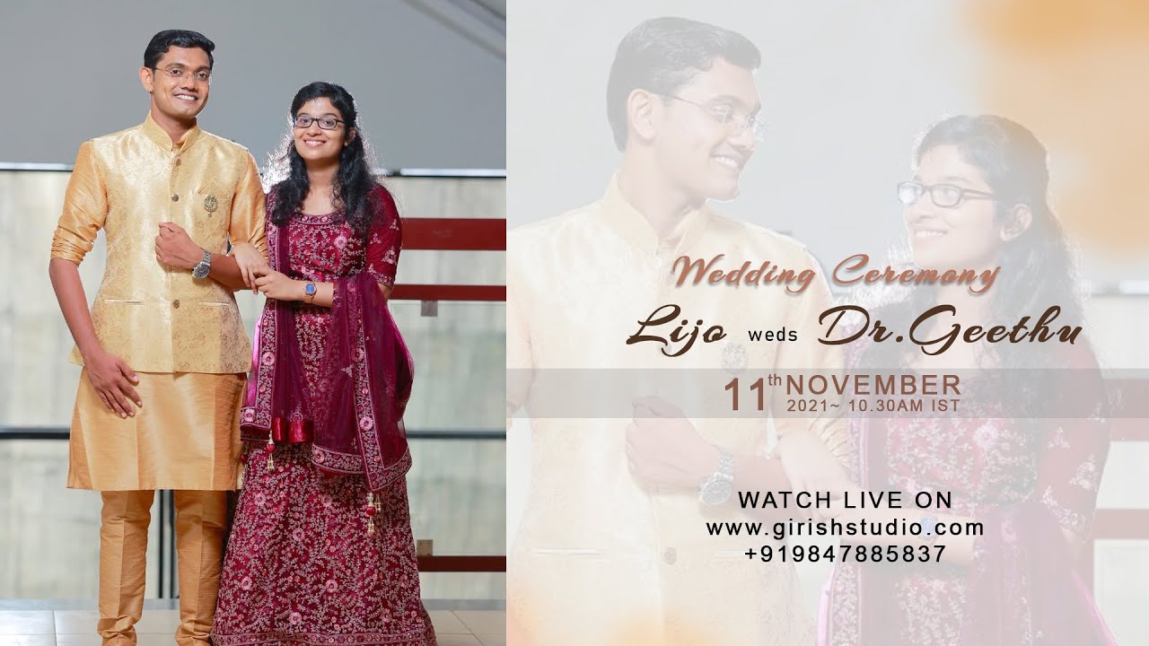 LIJO weds Dr. GEETHU | WEDDING CEREMONY |