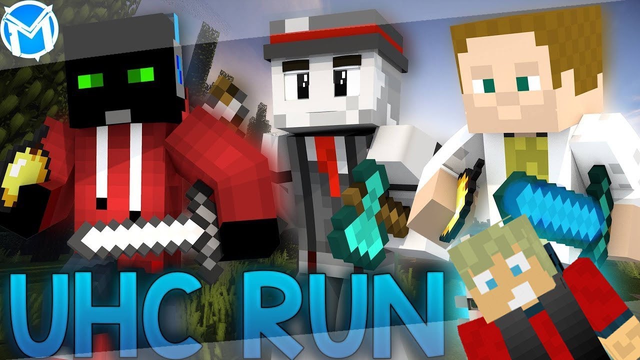 Brutálně povedená hra! | 4v4 UHCRun [MarweX&GEJMR&Jawo&Kelo]