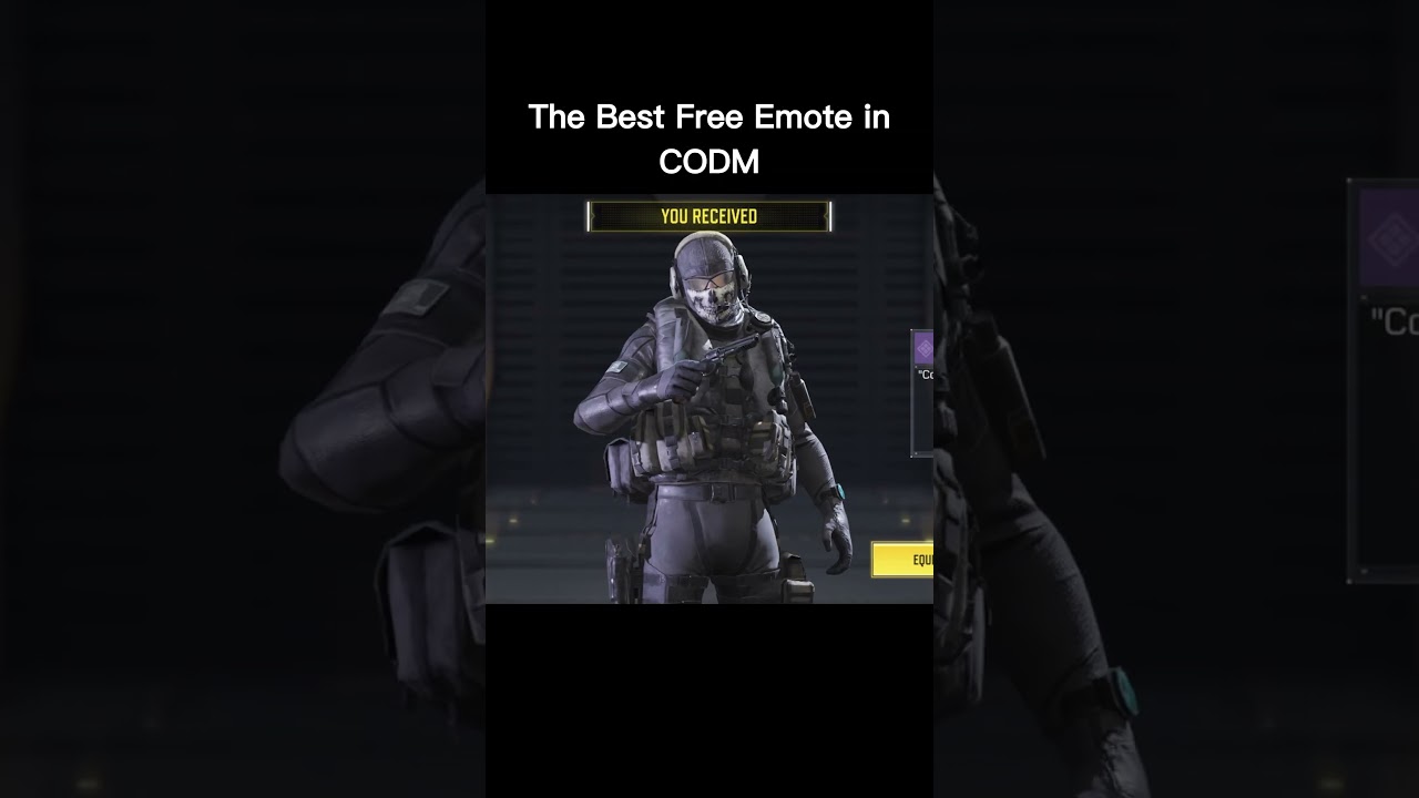 The Best Free Emote in CODM 