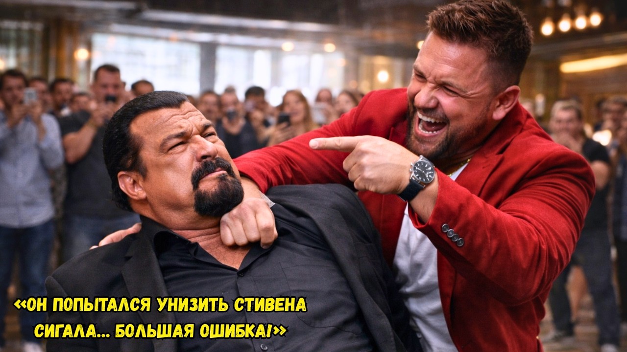 Он попытался унизить Стивена Сигала в клубе — но не знал, что Стивен Сигал мастер боевых искусств