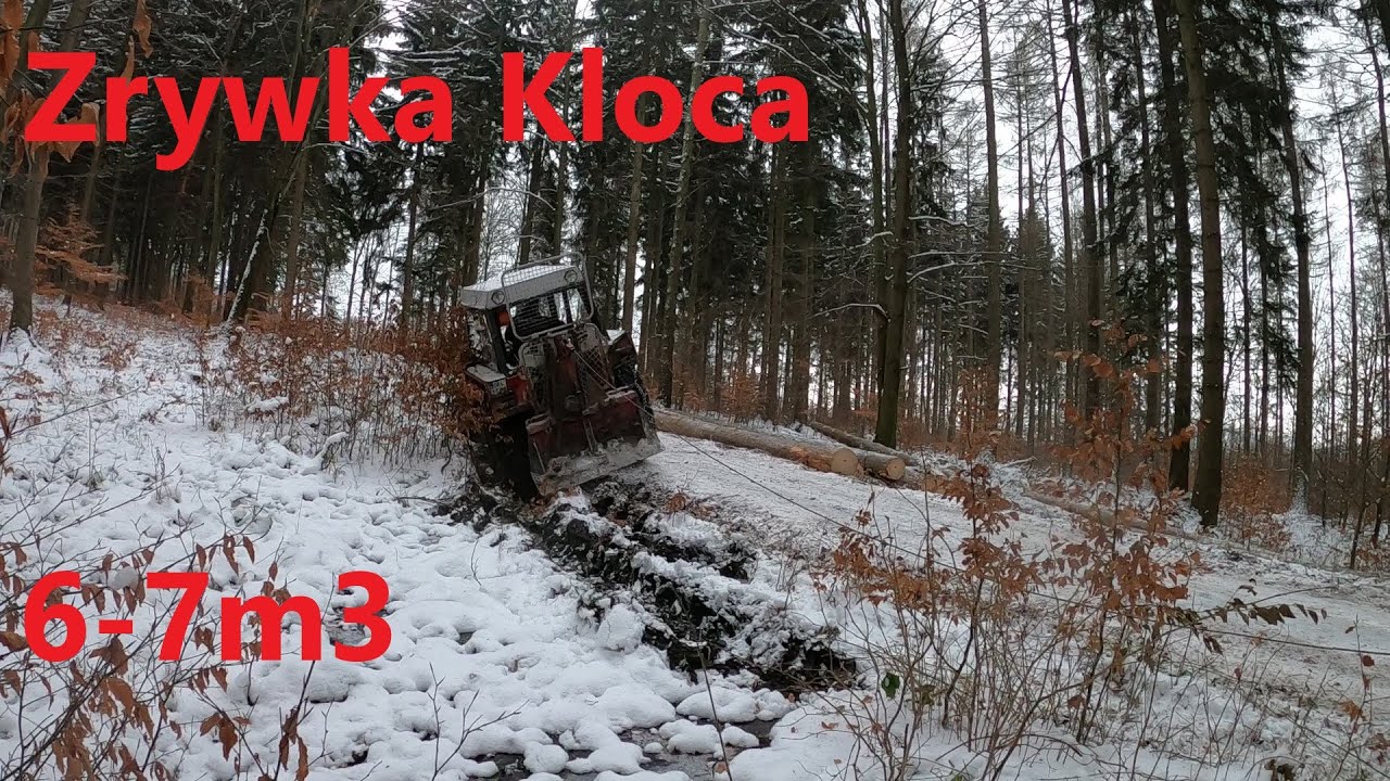 Zetor 8145, Zrywka kloca 6-7m3, Stihl ms 500i