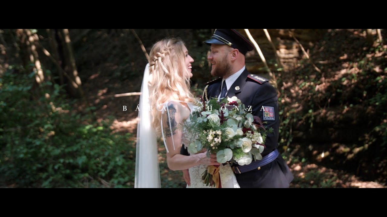 Policejní svatba - Bára a Honza a jejich svatební video