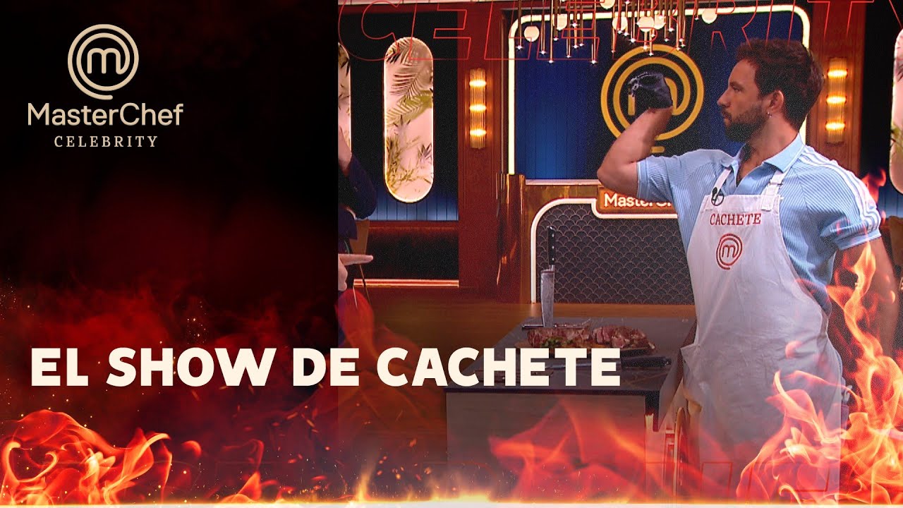 El show de Cachete Sierra al presentar su plato ante el jurado de Masterchef Celebrity