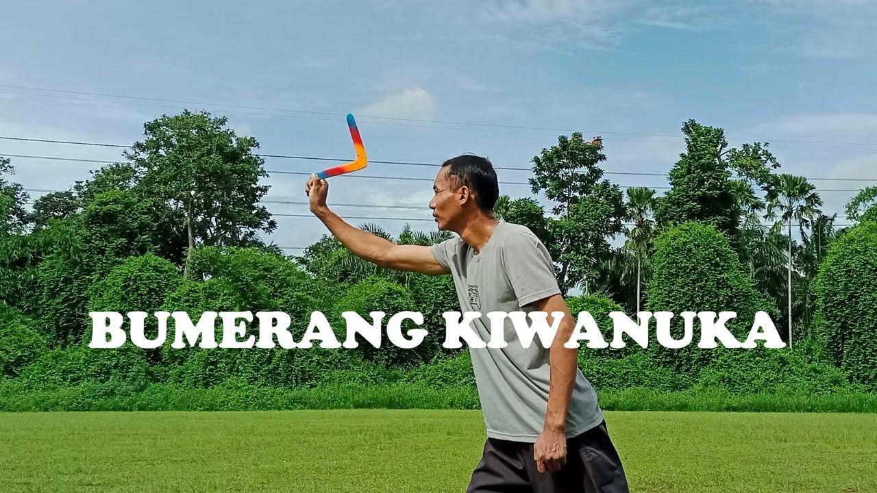 BUMERANG KIWANUKA BILIK ART MEDIA - Mainan Anak Edukatif Tradisional Sport Fun | WA: 089637966451