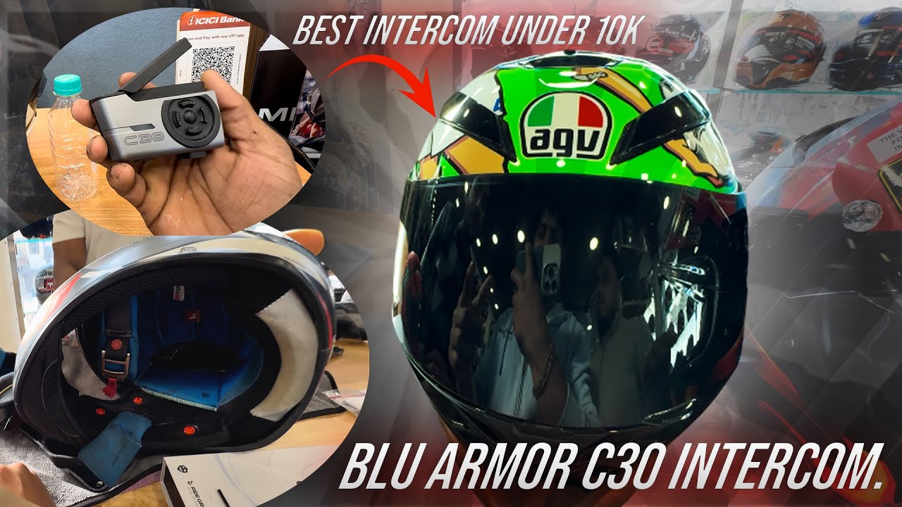 Blu Armor C30 Helmet Intercom | Best Intercom Under 10000🔥