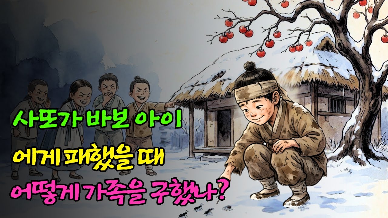 [조선 야사]: 바보라 놀림받던 7살 바보 아들, 대감과의 내기로 가족을 구하다ㅣ천재아이| 야담 | 옛날이야기 | 오디오북 | 전설 | 민담 | 사연 |