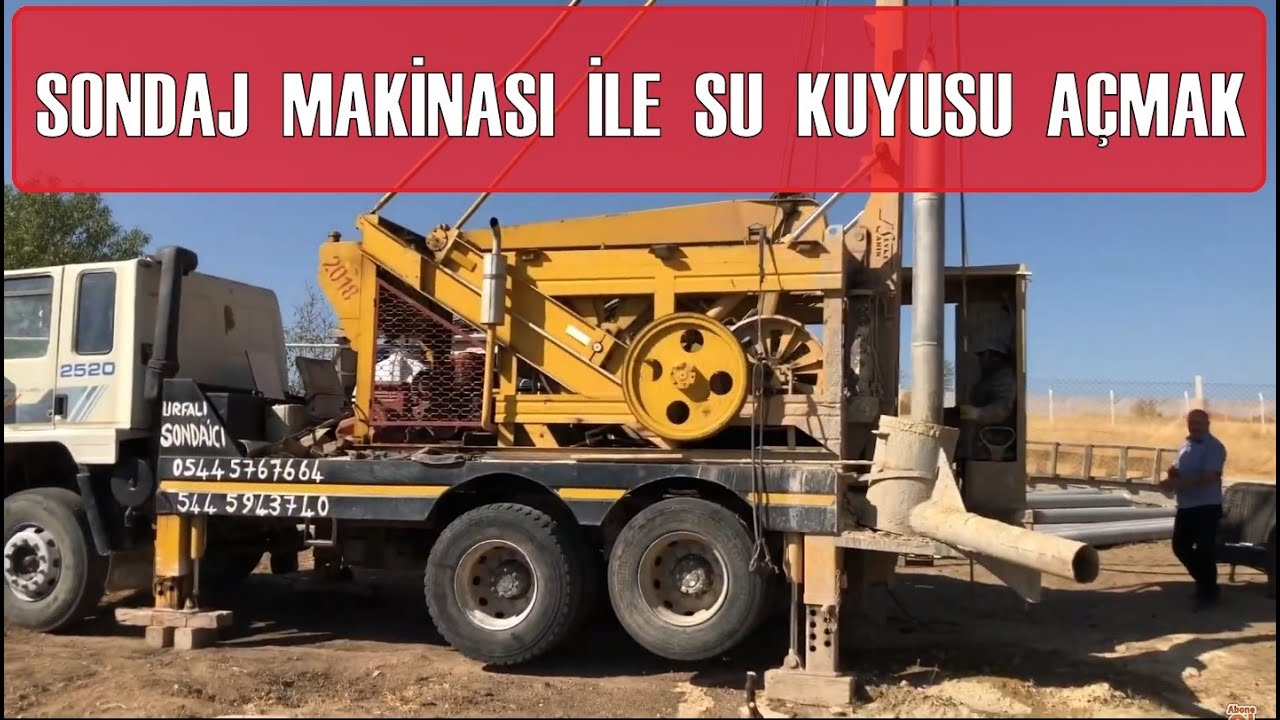 Ankara Altındağ Karapürçek Kavaklı Köyü'nde Vurmalı Sondaj Makinası İle Su Çıkartma
