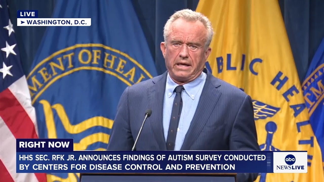 HHS Sec. RFK Jr. announces findings of autism survey conducted by CDC: LIVE
