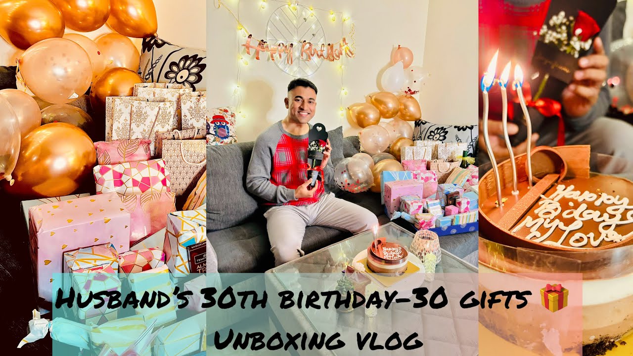 30th birthday 30gifts|Surprise gifts for husband gifting ideas for men|Assamese vlog|Assamese couple
