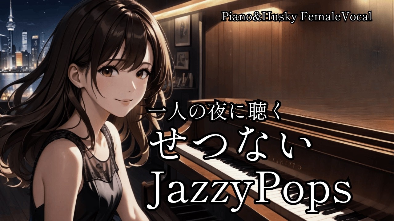 一人の夜に聴く せつないJazzy Pops｜ハスキー女性ボーカルが歌う極上のジャズバーBGM【作業用・リラクゼーション】HealingWoman358
