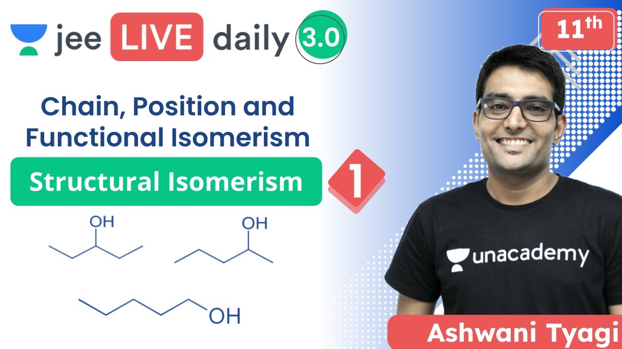 JEE: Structural Isomerism L1 | Unacademy JEE | JEE Chemistry | Ashwani Tyagi
