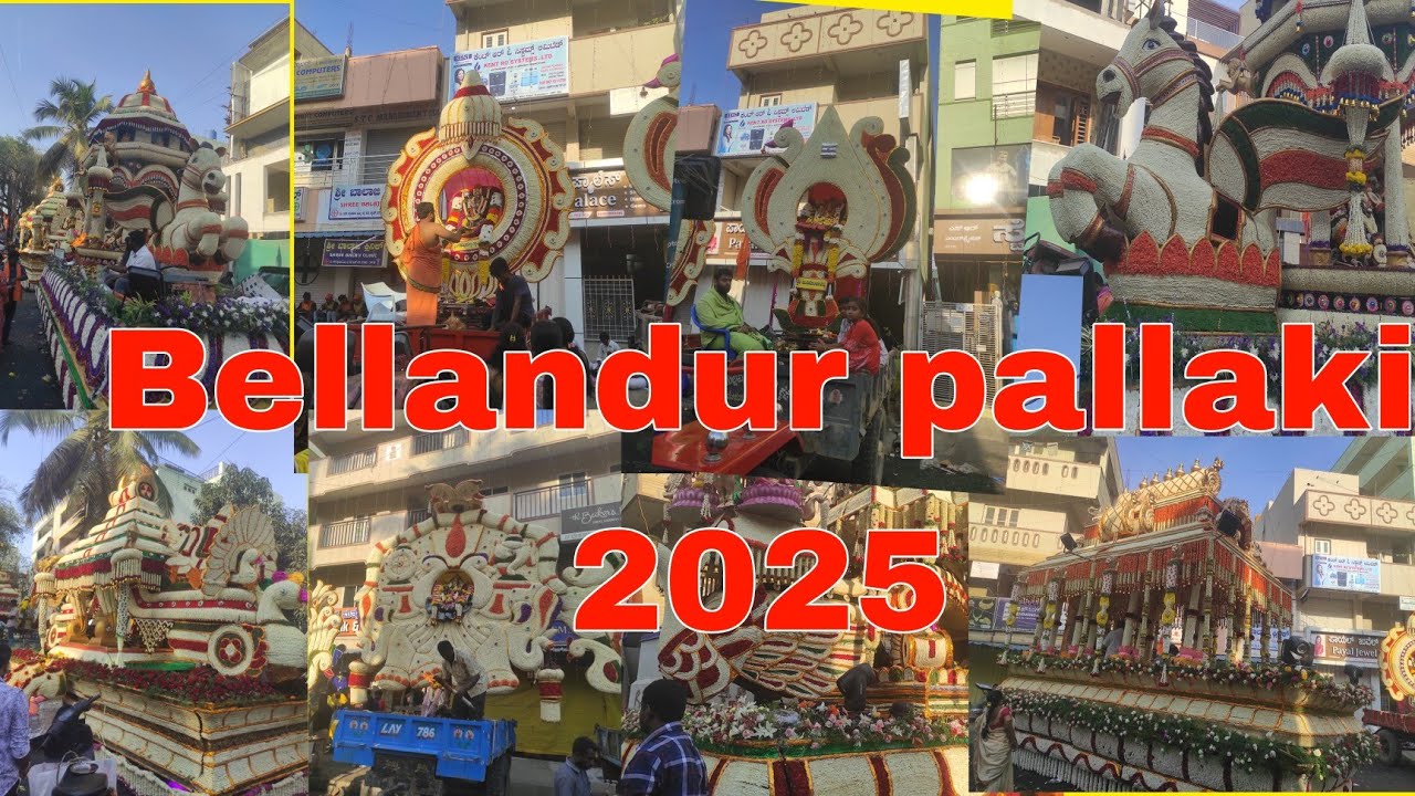 Bellandur pallaki festival 2025/Grandest pallaki procession event