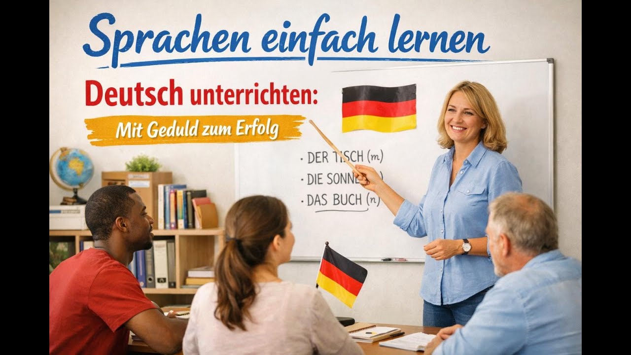 Deutsch unterrichten: Mit Geduld zum Erfolg